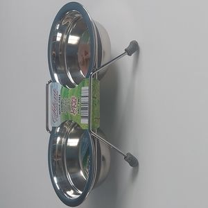 Lovin pets silent Double Diner cat and Dog food Bowl